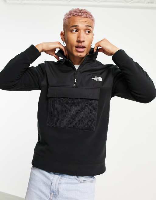 The North Black Box Polar fleece in black