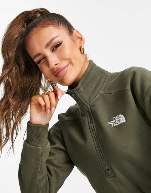 North face khaki hot sale fleece