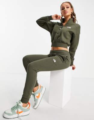 north face tracksuit khaki