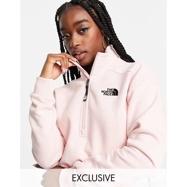 Womens pink north sale face fleece jacket