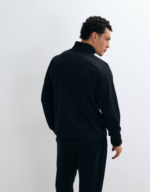 The North Face 1/4 zip performance fleece in black, 5 of 5