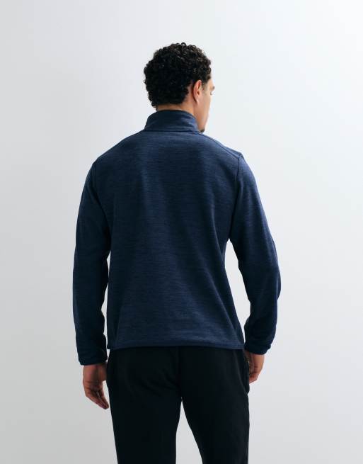 The North Face 1/4 zip performance fleece in navy, 5 of 5