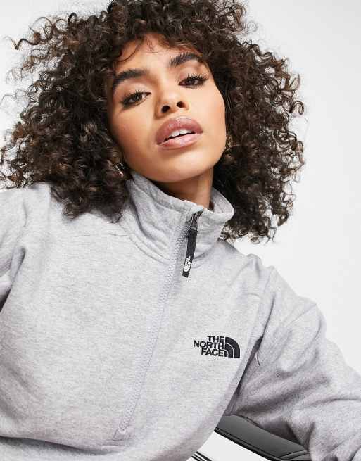 The north store face zip sweatshirt