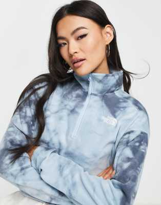 north face tie dye fleece