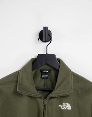 khaki north face fleece