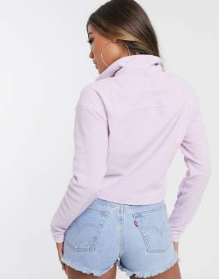 north face lilac fleece