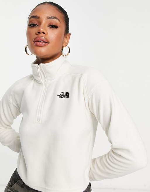 North face glacier fleece white new arrivals