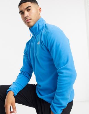 the north face blue fleece