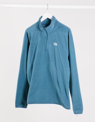 north face mallard blue fleece