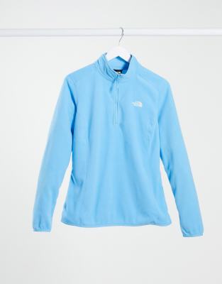 the north face blue fleece