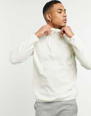 north face cream fleece