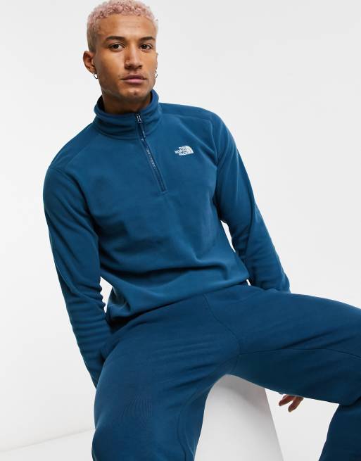 The north shop face fleece blue