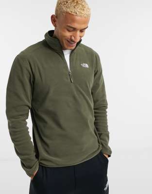 the north face green fleece