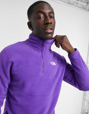 purple north face windbreaker