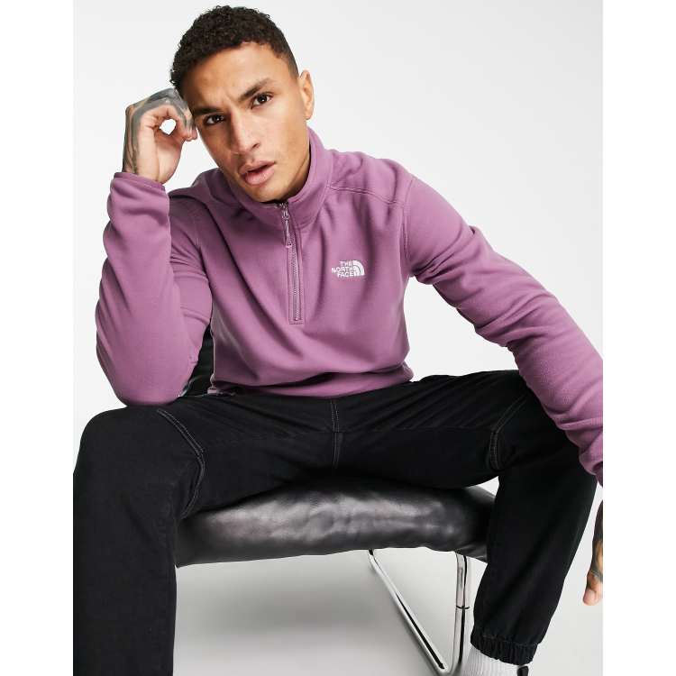 The north face Fleece With Ed Collar 100 Glacier Roxo