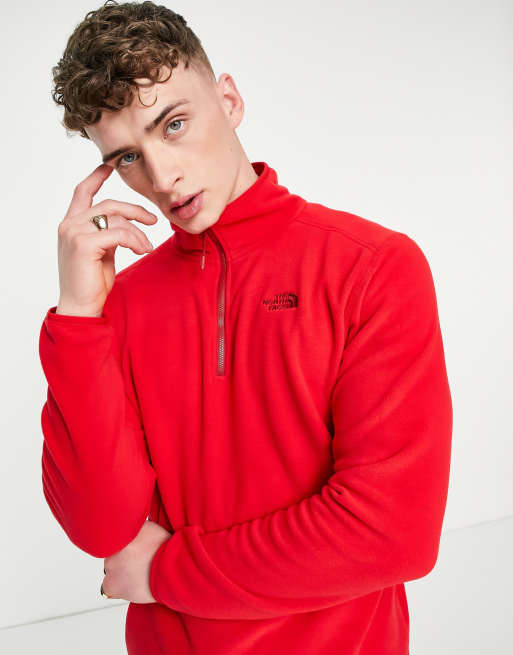 The north shop face fleece red