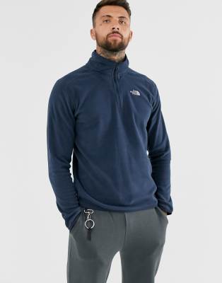 navy quarter zip fleece