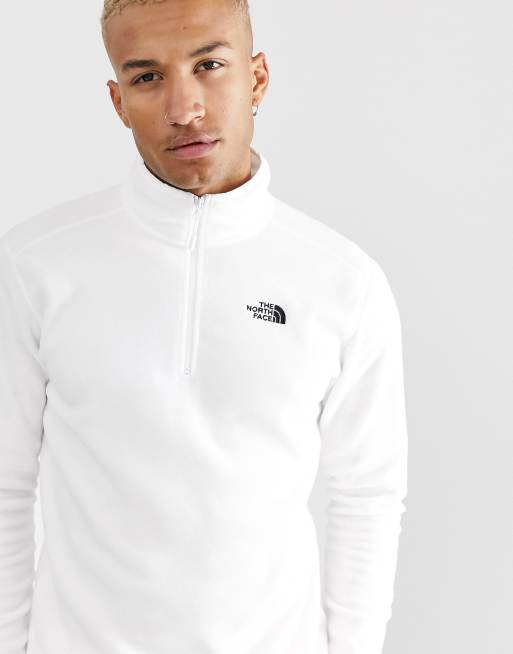 North face half zip white new arrivals