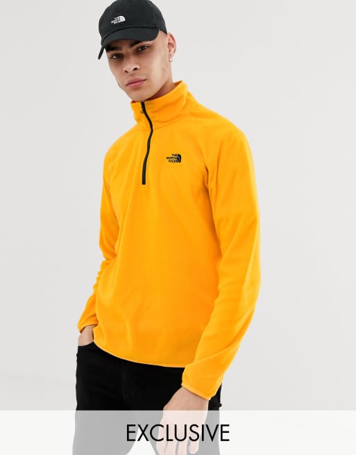 North face store yellow jumper