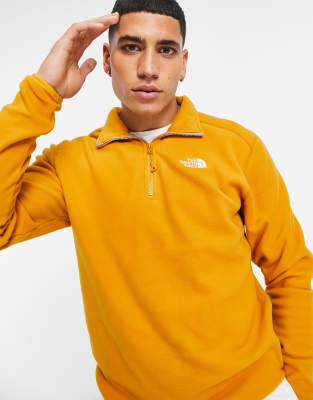 north face fleece yellow