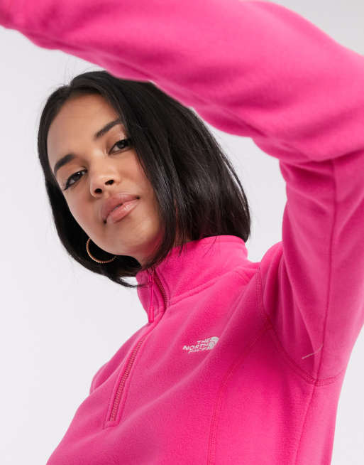 Hot pink store north face