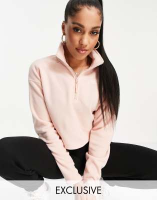 pink fleece north face