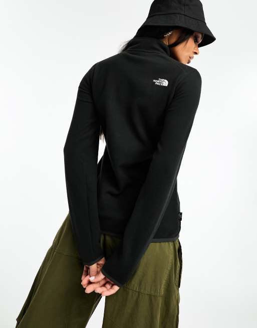 The North Face – 100 Glacier – Czarny polar z zamkiem 1/4, 4 z 4