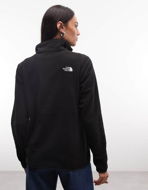 The North Face – 100 Glacier – Czarny polar z zamkiem 1/4, 4 z 4