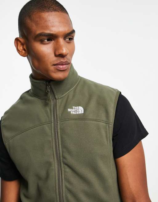 The North Face - 100 Glacier - bodywarmer met rits in kaki | ASOS