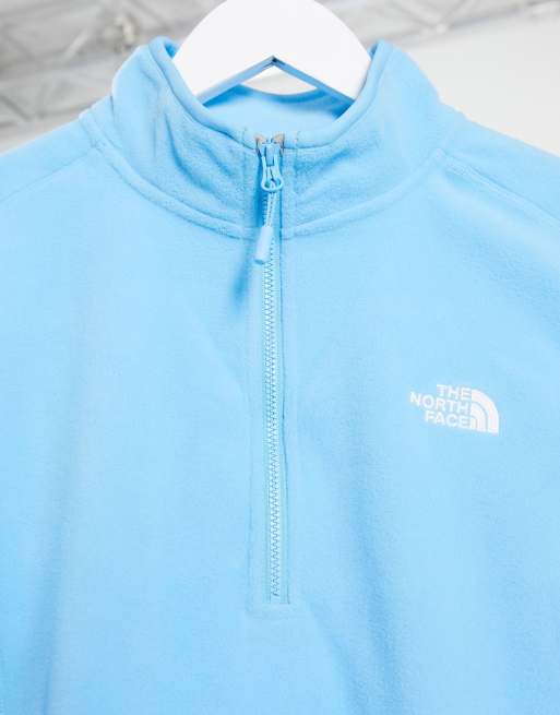The North Face - 100 Glacier - Fleece met 1/4 rits in blauw, 3 van 4