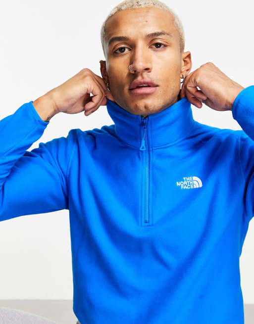 The North Face - 100 Glacier - Fleece met 1/4 rits in blauw, 2 van 4
