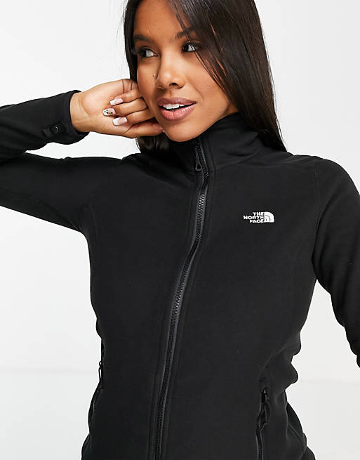 Hoodies & Sweatshirts The North Face 100 Glacier full zip fleece in black 