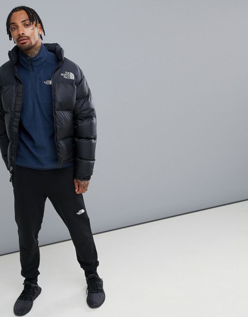 The North Face - 100 Glacier - Pile blu navy con 1/4 zip, 4 di 4