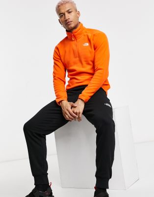 polaire orange the north face