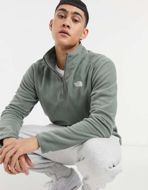 Pull Homme Marks & Spencer Gris Polaire 1/4 Zip - Taille L - Bon état