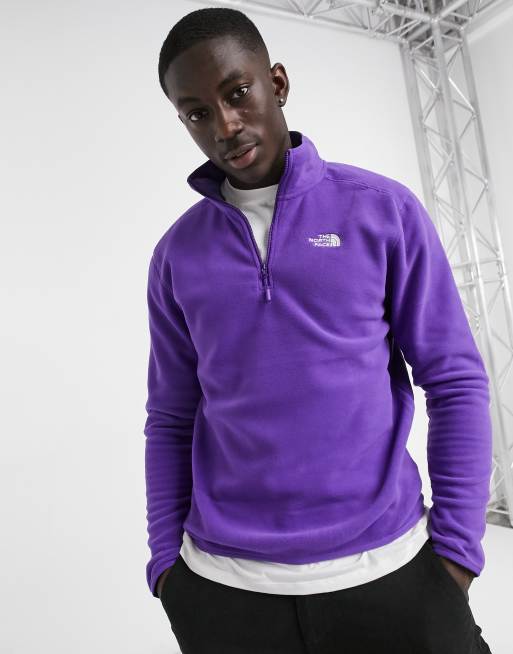 Polaire The North Face 100 Glacier Full Zip Femme Violet