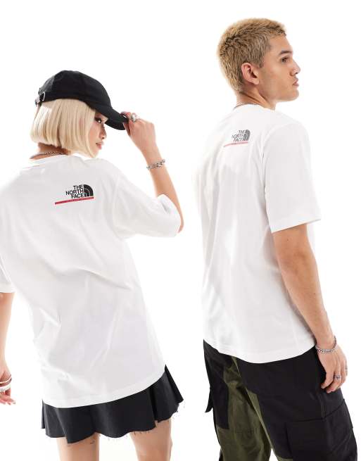 The North Face – 1966 – Biały T-shirt z logo w stylu retro, 3 z 4