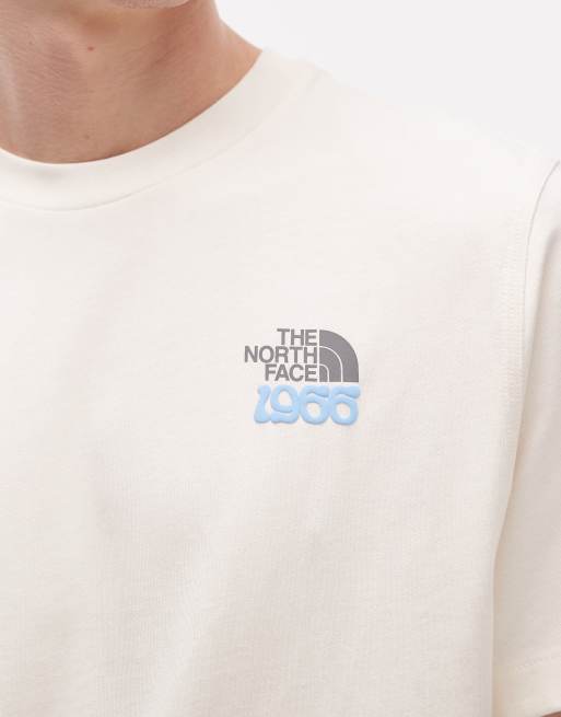 The North Face 1966 Flora backprint relaxed t-shirt in off white, 5 of 5