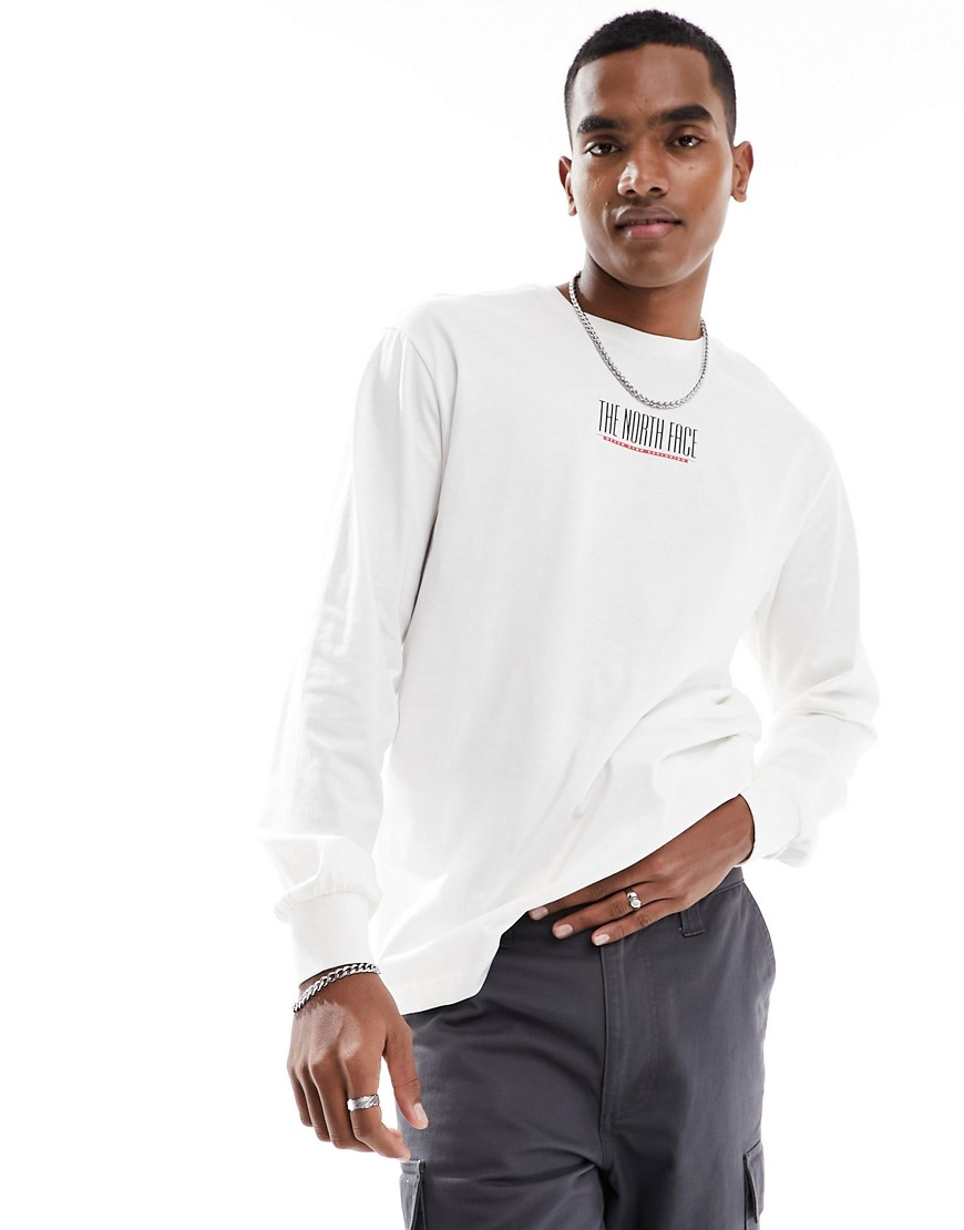 The North Face 1966 Heritage logo long sleeve t-shirt in off white
