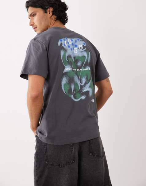 The North Face 1966 Motion back print T-shirt in washed black - view 1
