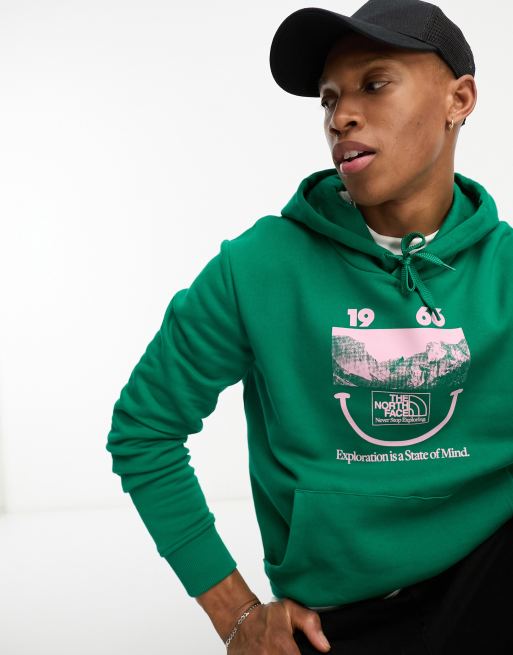 North face clearance sweatshirt green