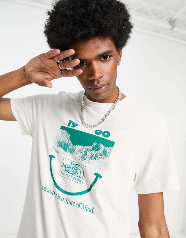 The North Face 1966 Smile Face T-shirt in gray - Exclusive to ASOS