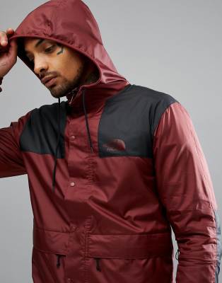 north face burgundy coat