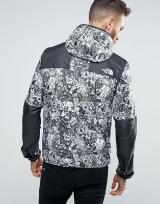the north face 1985 mountain fly sticker jacket