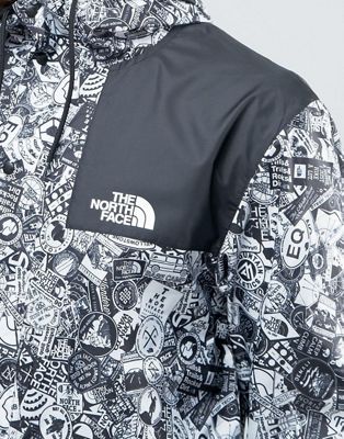 the north face 1985 mountain fly sticker jacket