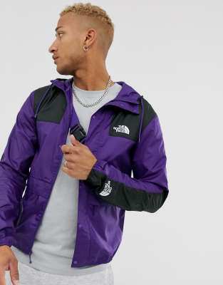 north face vest purple