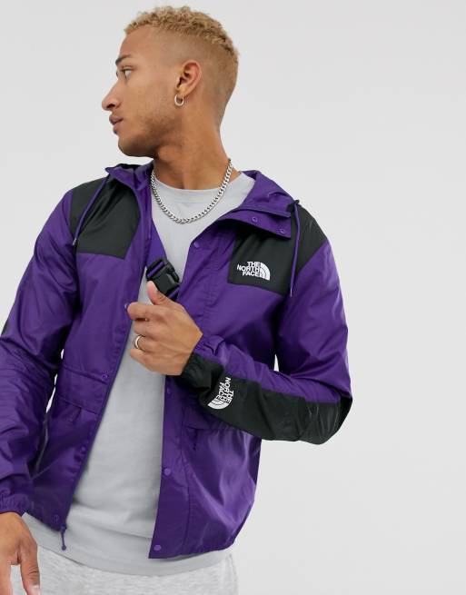 Purple north hot sale face windbreaker