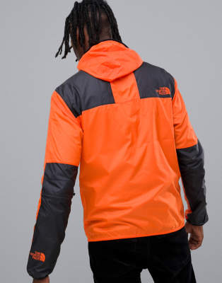 the north face 1985 seasonal mountain jacket in orange