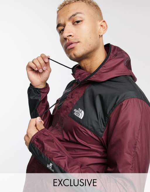 The North Face 1985 Seasonal Mountain jacket in dark burgundy Exclusive at  ASOS