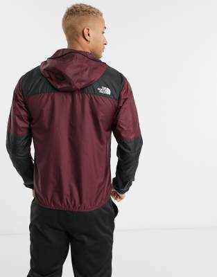 north face burgundy vest